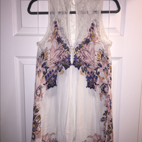 Free People White Pattern Dress - EUC - Picture 3 of 3